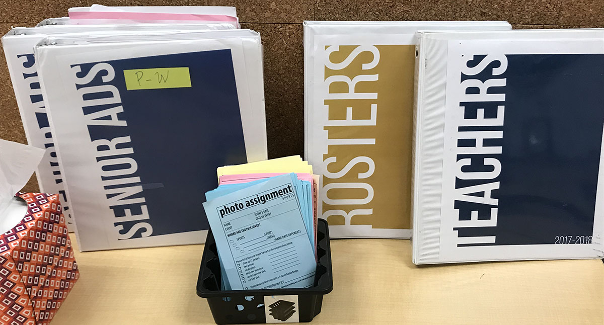 Make yearbook life easier with organization tools in your classroom